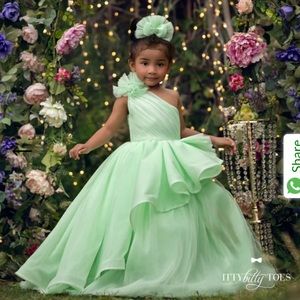 Itty Bitty Toes Princess Tiana Inspired Dress Size 5T